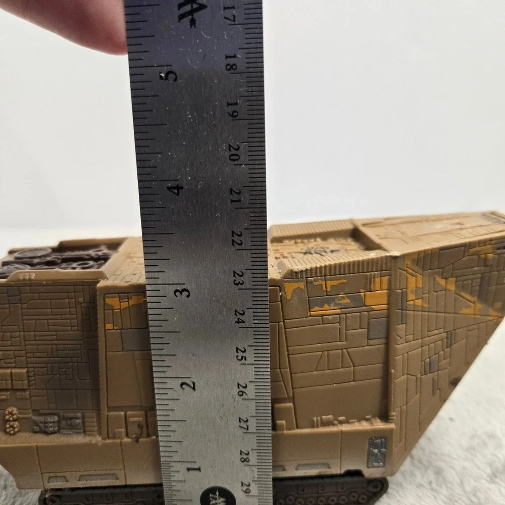 Vintage 1995 Galoob Star Wars Action Fleet Sandcrawler Vehicle Brown Tatooine